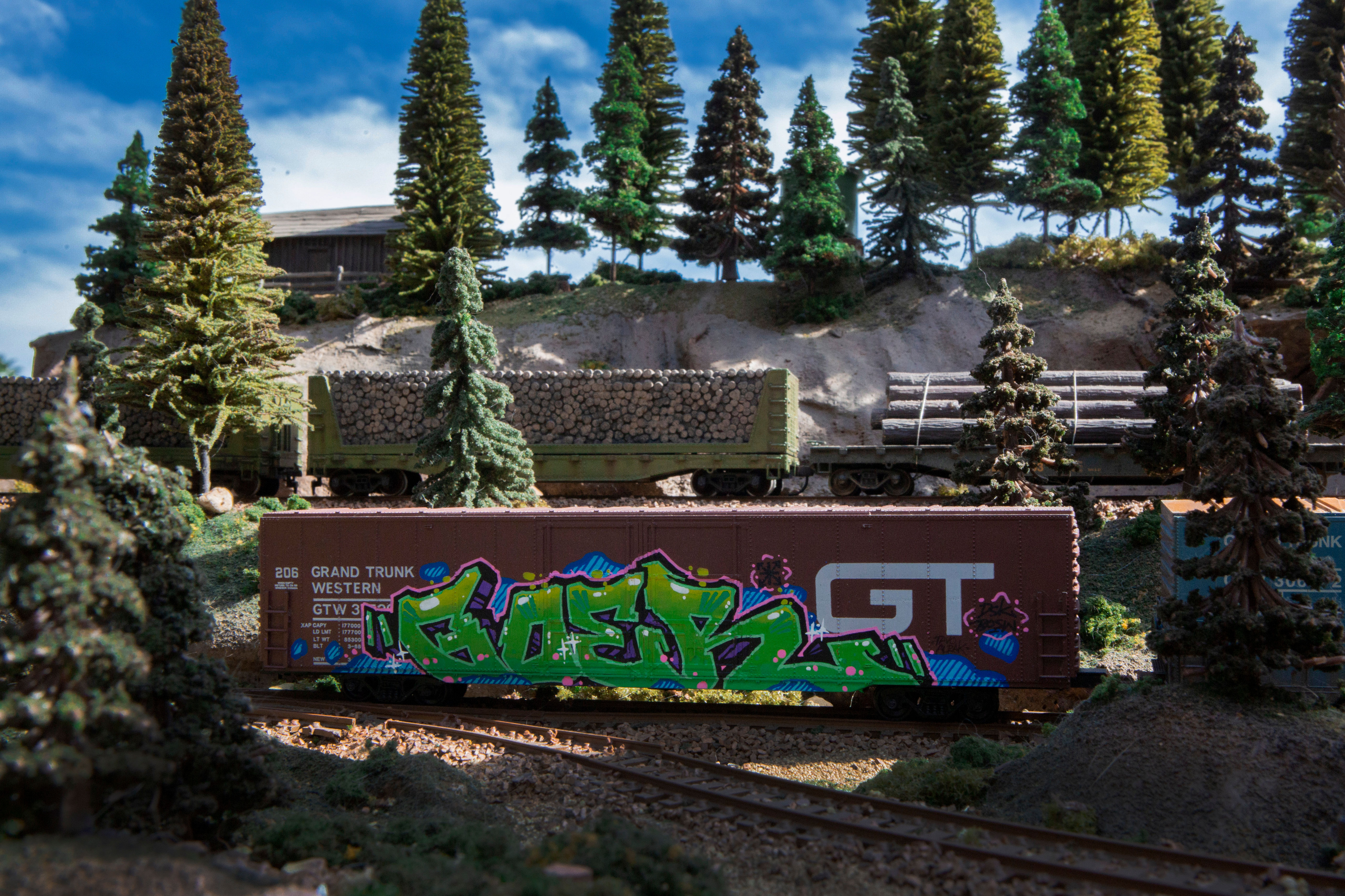 Goer GT 60' Boxcar HO Scale