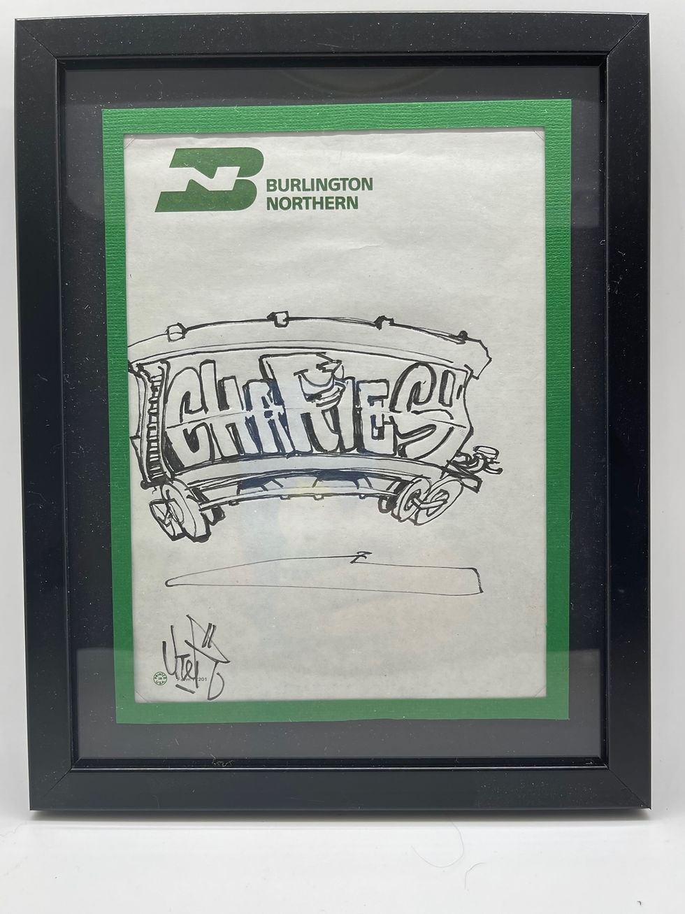 Uter Vintage Burlington Northern  Leaflet