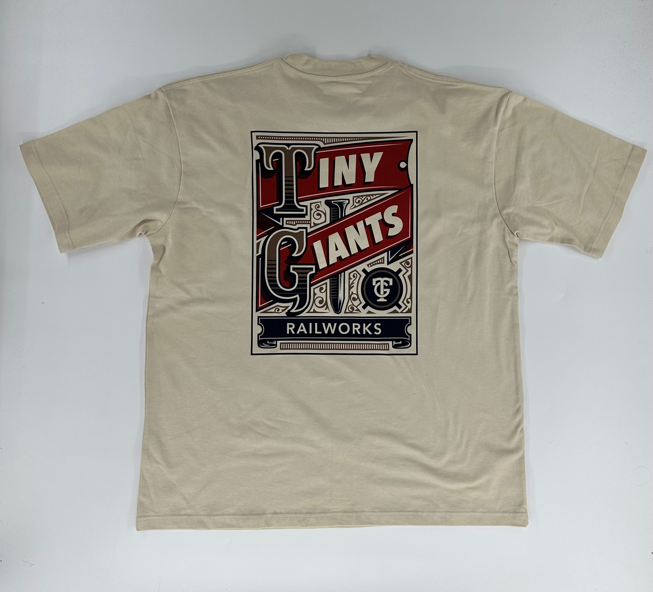 Tiny Giants "Golden Spike"  T-Shirt -Cream