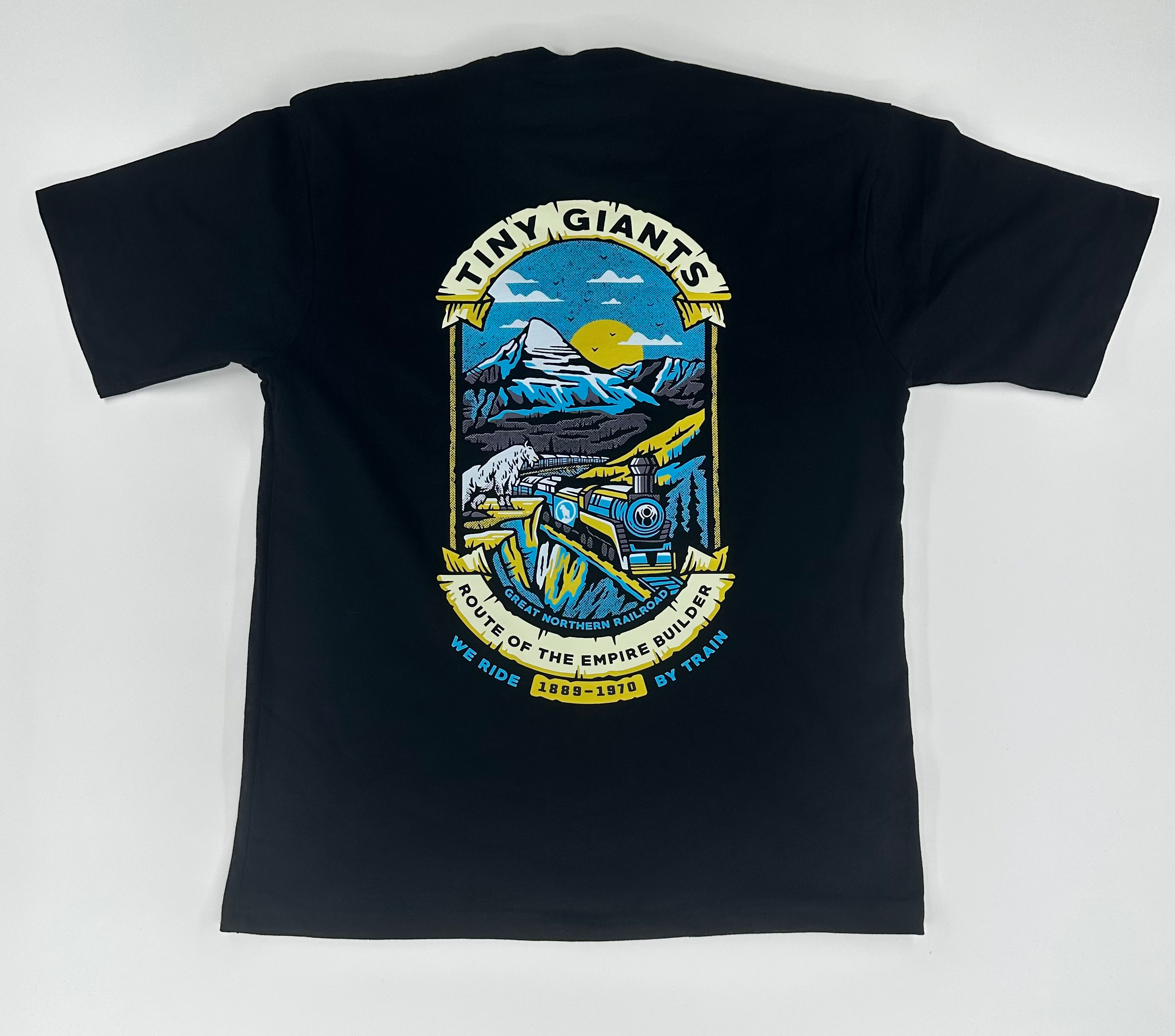 Tiny Giants X  WRBT "Empire Builder"  T-Shirt -Black