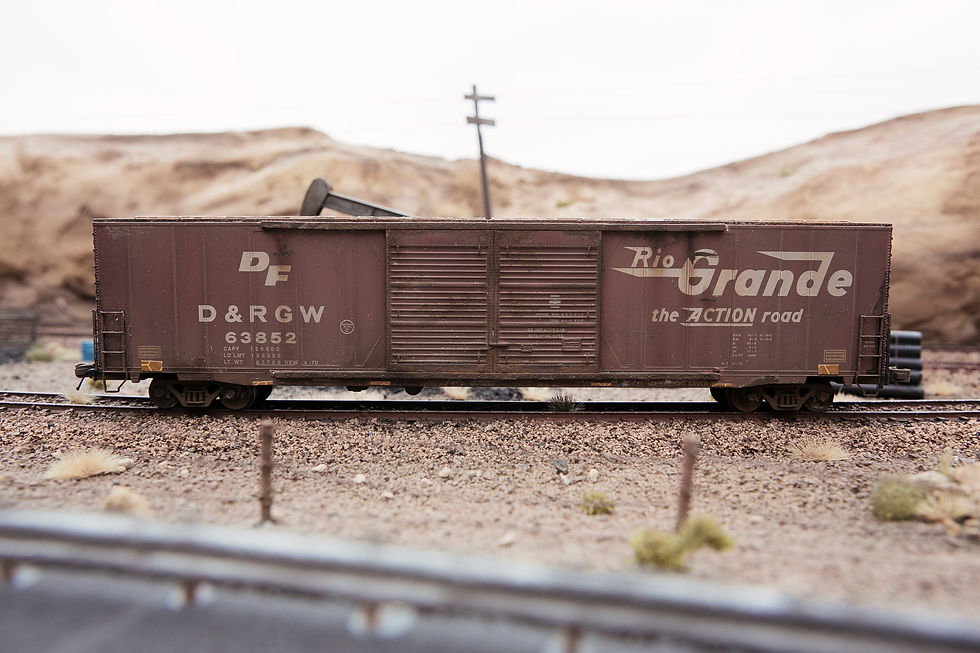 Thumbnail: Rio Grande 60' Boxcar Ho Scale
