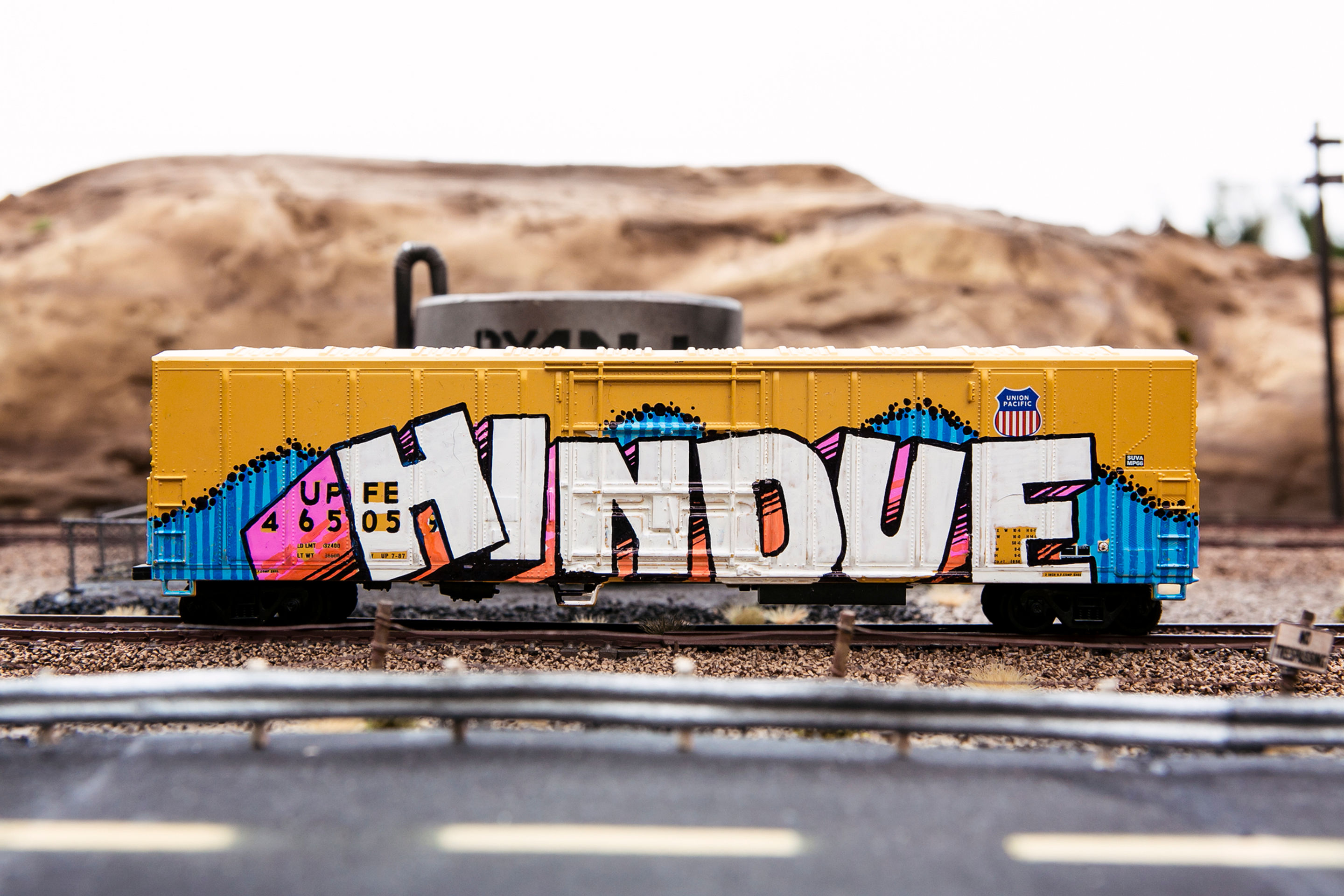 Hindue UP 60' Reefer Ho Scale