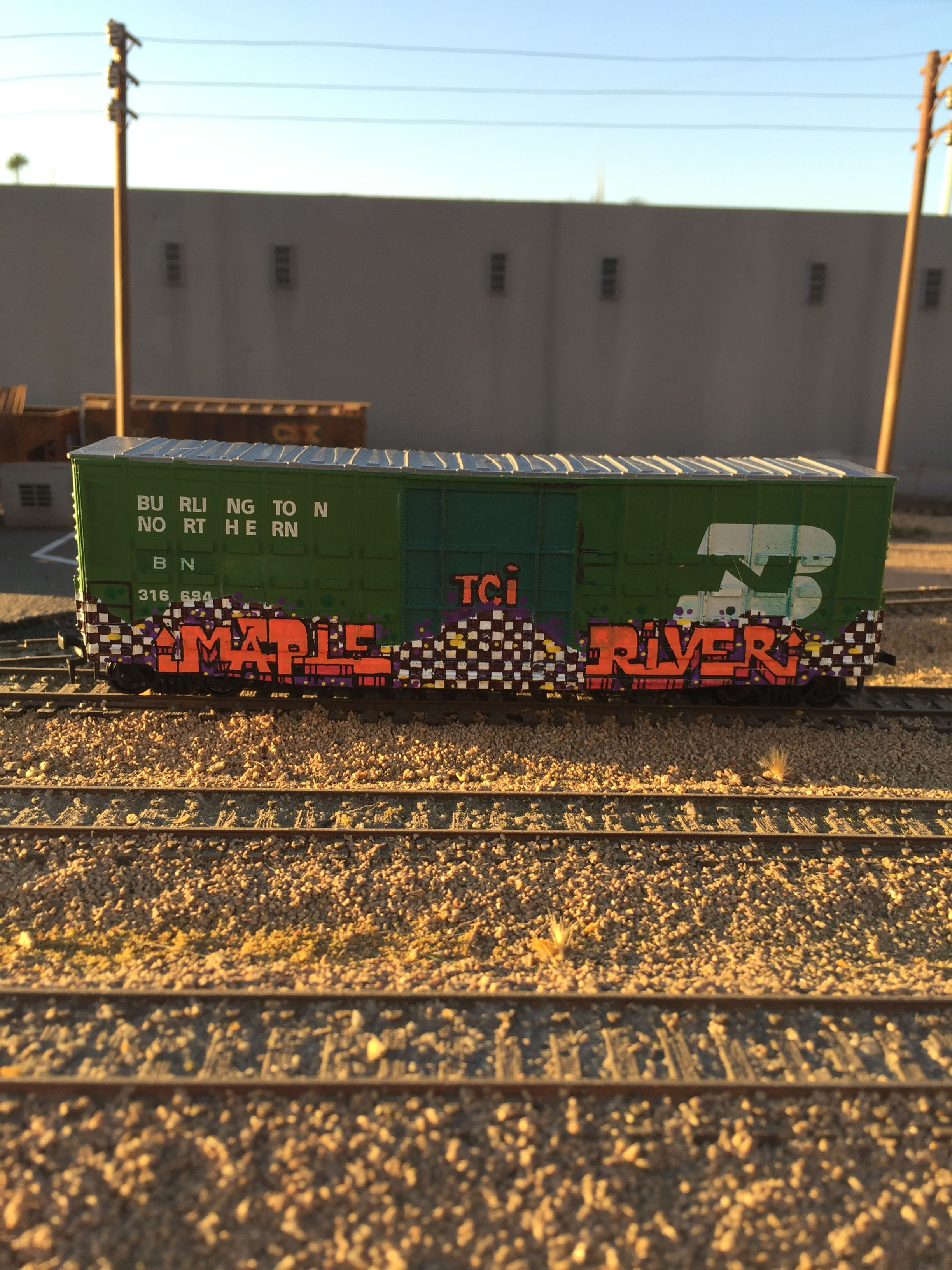 Maple Burlington Northern Ho Scale