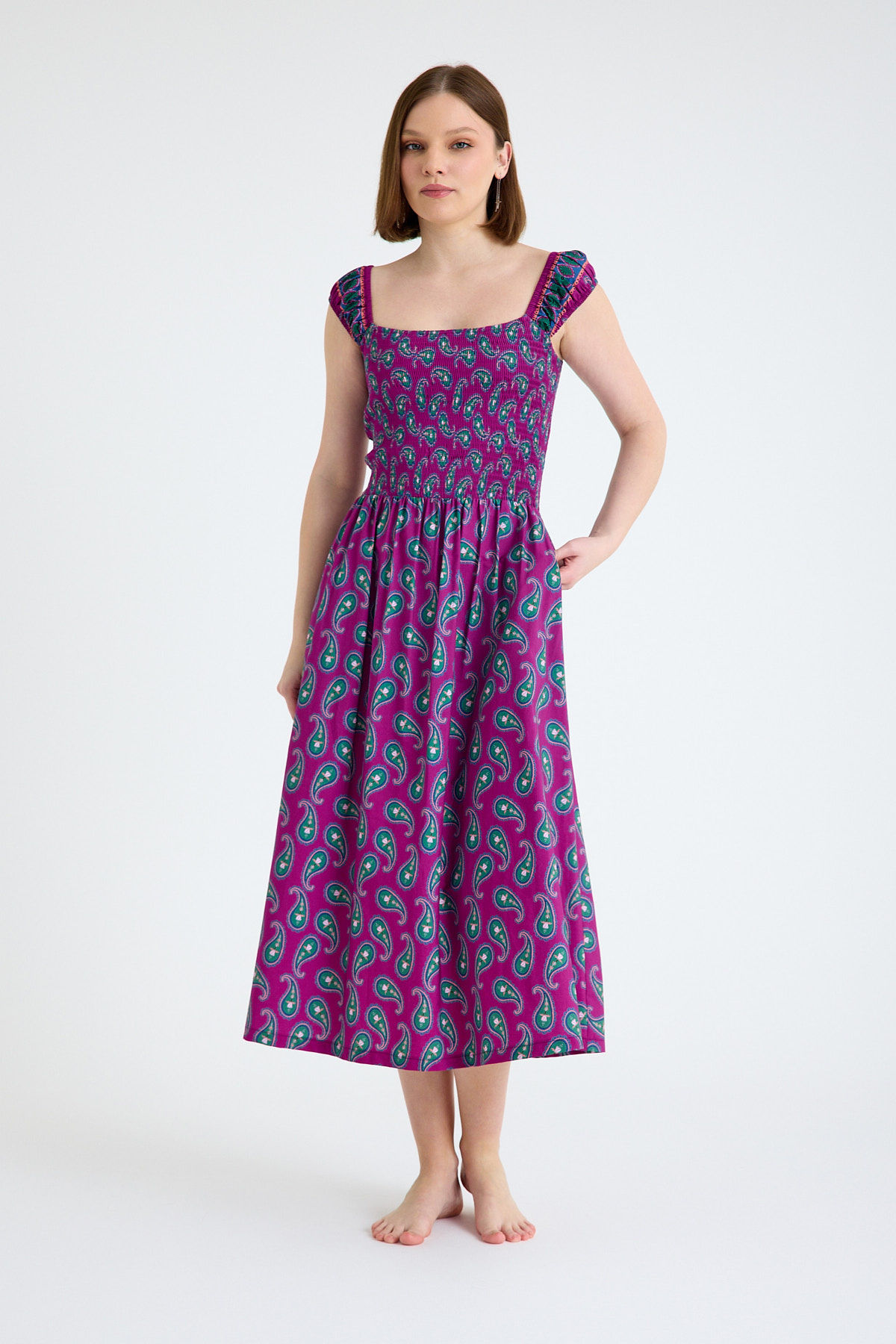 Aria Dress Paisley/P
