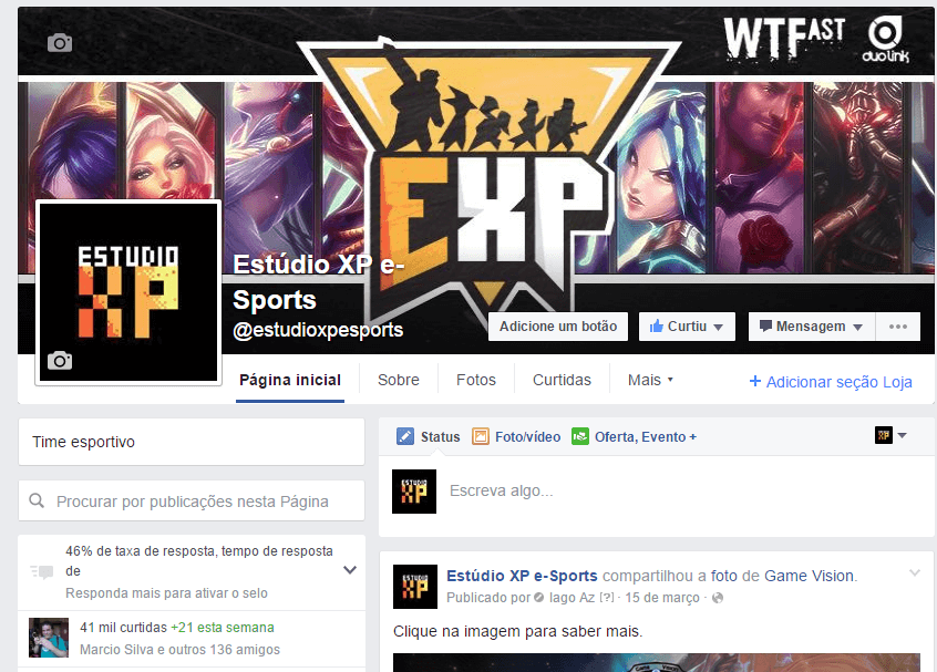 Facebook Estúdio XP (2015)