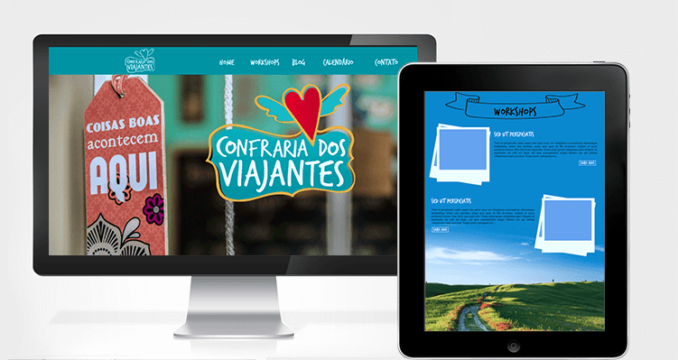 Site Confraria dos Viajantes (2016)