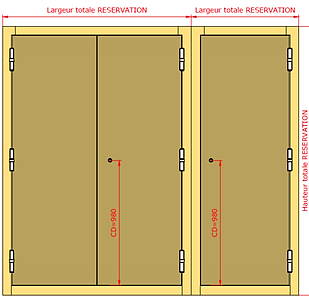 Trappe coupe feu 1hd