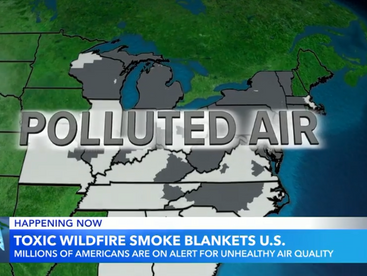 “Wildfire smoke map: Which US cities are forecast to be impacted by fires burning in Canada”