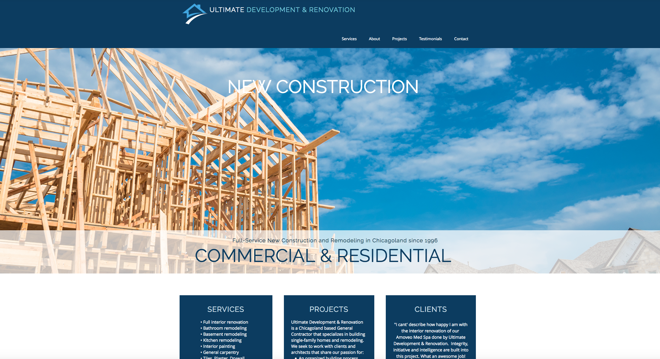 Website design