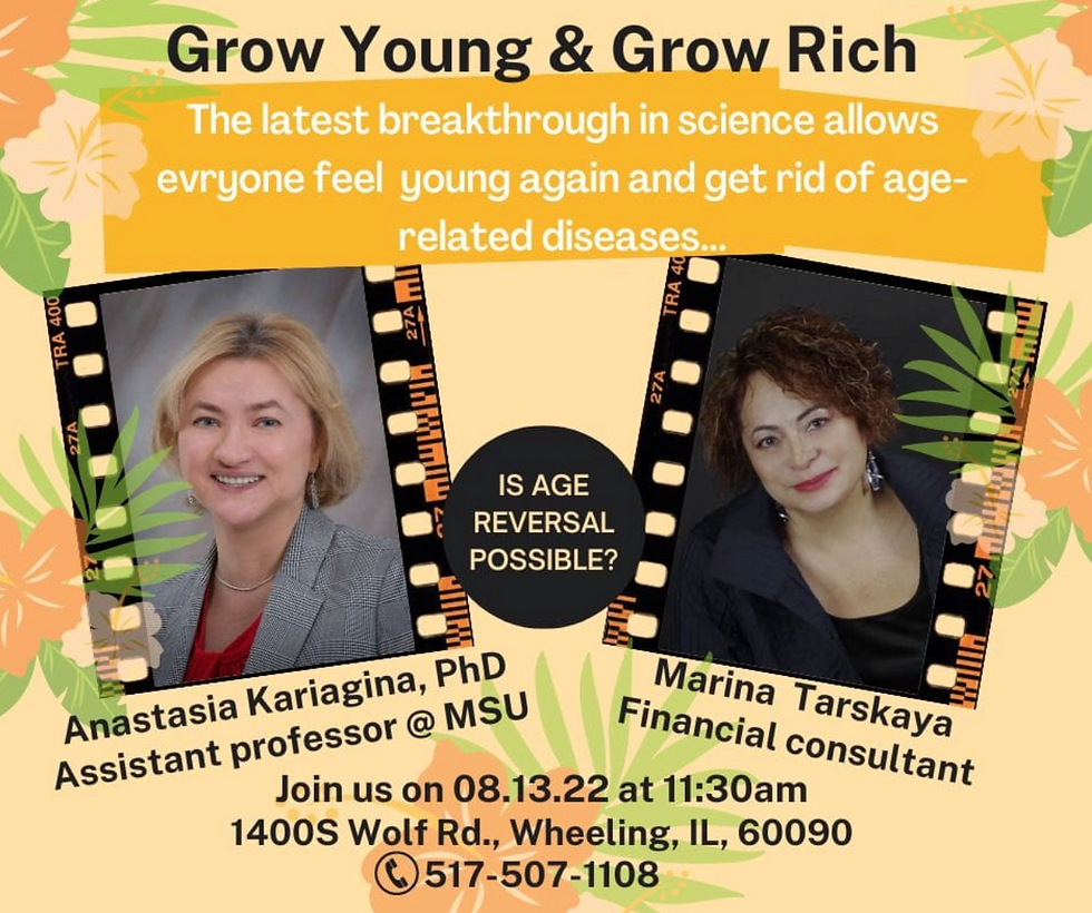 Grow Young and Grow Rich