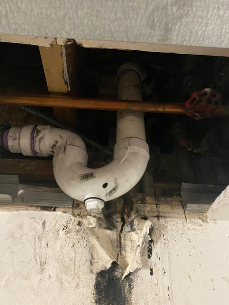 Open up walls and install new trap clear