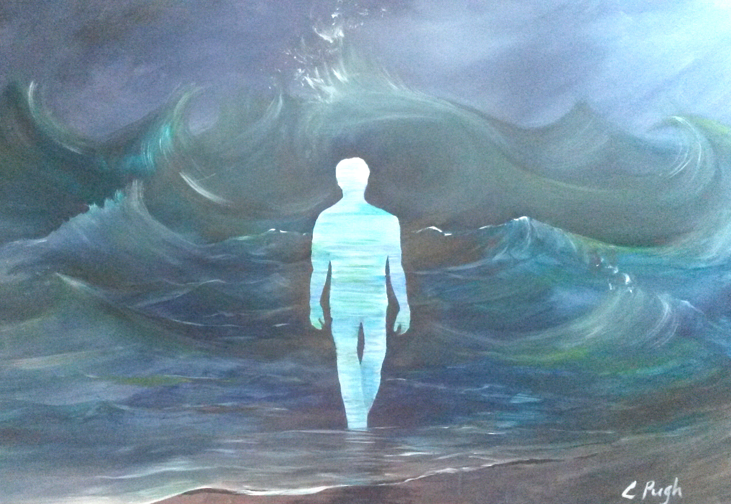 Calm in the storm card