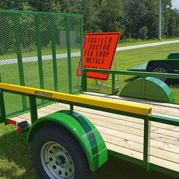 Custom Utility Trailer at The Trailer Doc & Fab Shop - 4380 NE 35th Street, Ocala, FL 34479 Tel: (352) 438-0394.