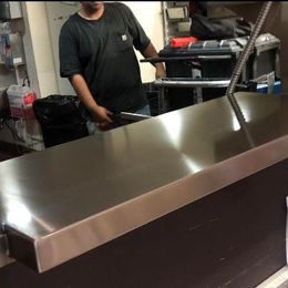 Custom Kitchen Counter Repair from The Trailer Doc & Fab Shop - 4380 NE 35th Street, Ocala, FL 34479 Tel: (352) 438-0394.