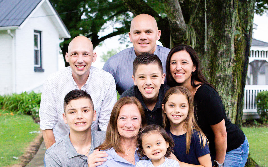 Family portraits in Columbia Station