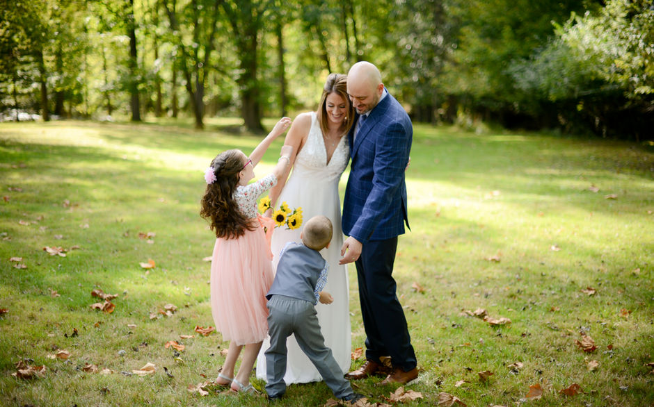 Wedding vow renewal ceremony family wedding photography