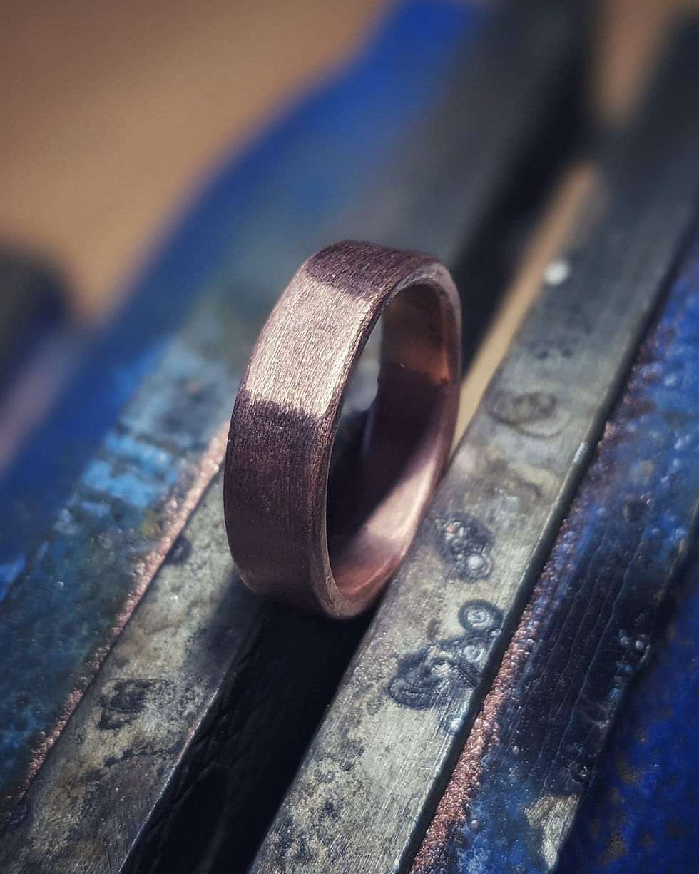 Thumbnail: Wide Band Copper Rings