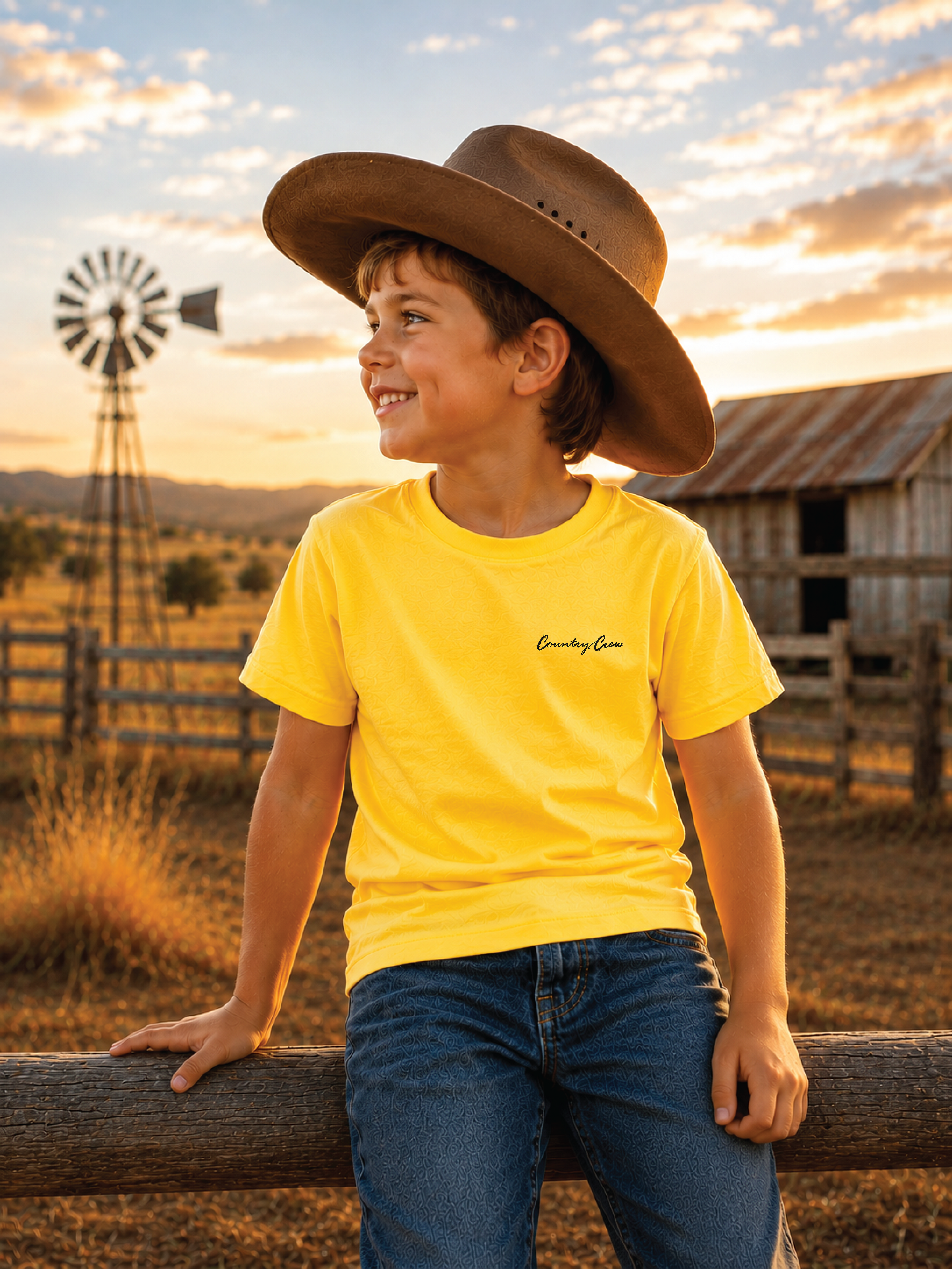 Kids Country Crew Tee