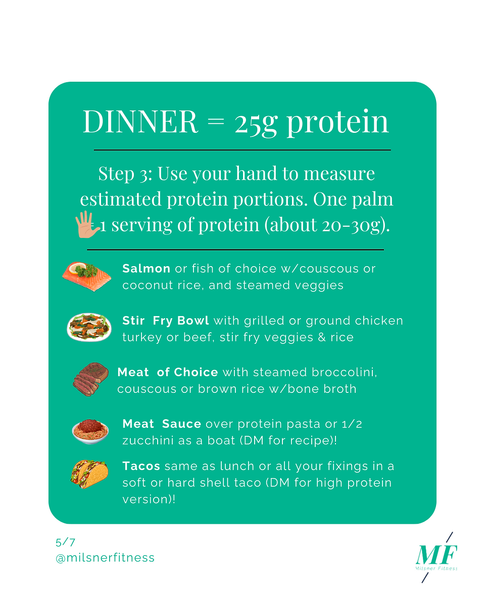 high protein dinner options