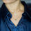 Thumbnail: Women's Mini Michigan Gold Plated Pendant Necklace