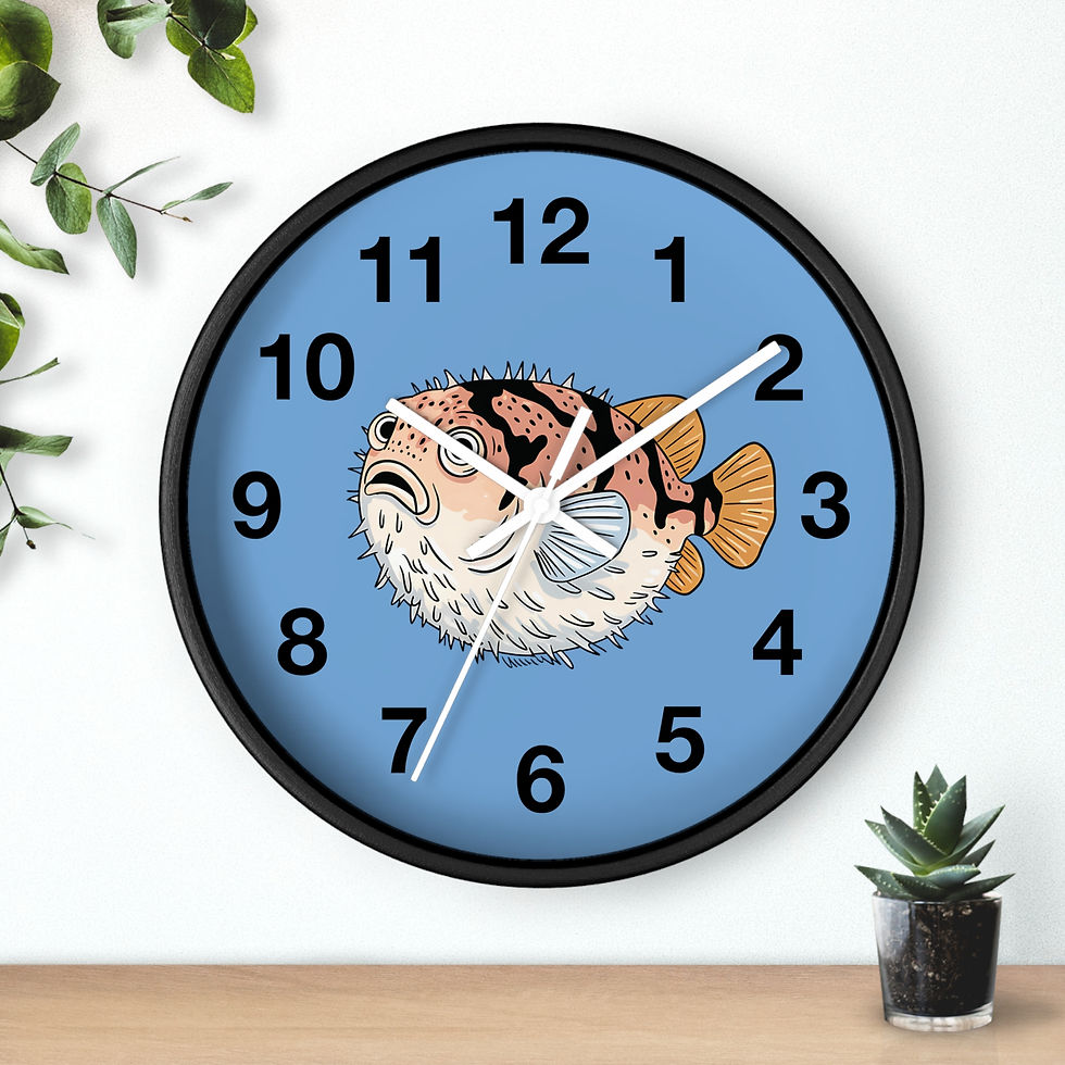 Thumbnail: Pufferfish Wall Clock