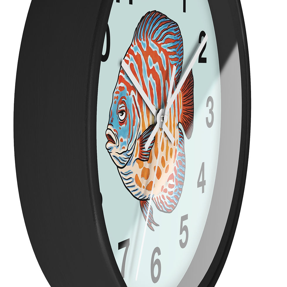 Thumbnail: Discus Fish Wall Clock