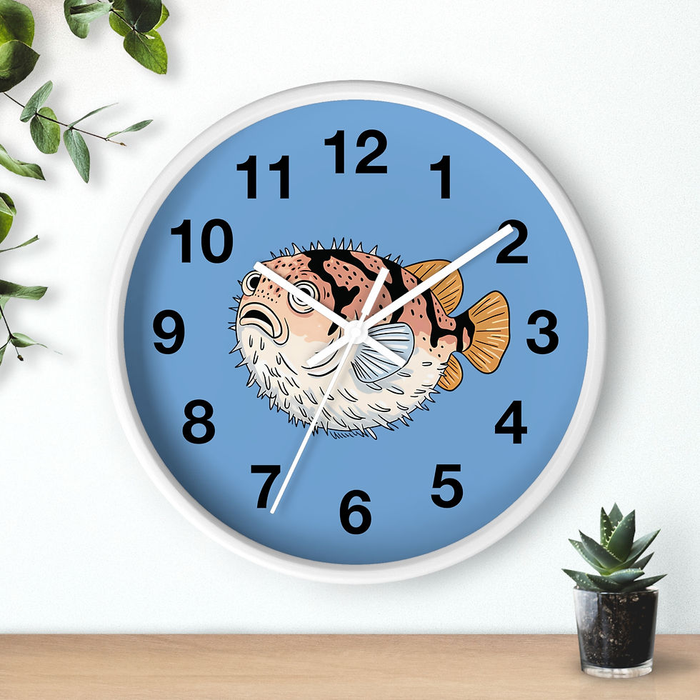 Thumbnail: Pufferfish Wall Clock