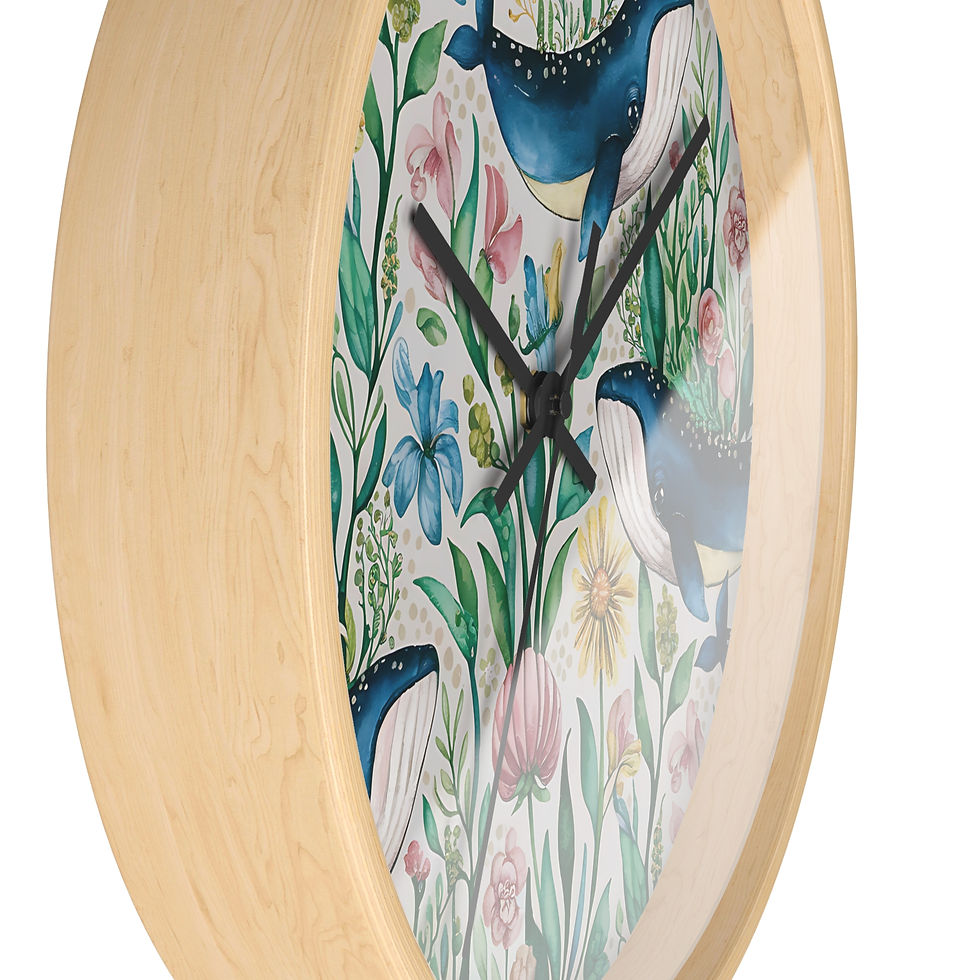 Thumbnail: Whimsical Whale Wall Clock