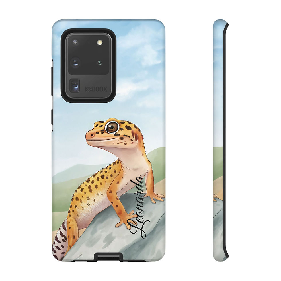 Thumbnail: Personalized Leopard Gecko Samsung Galaxy/Google Pixel Case