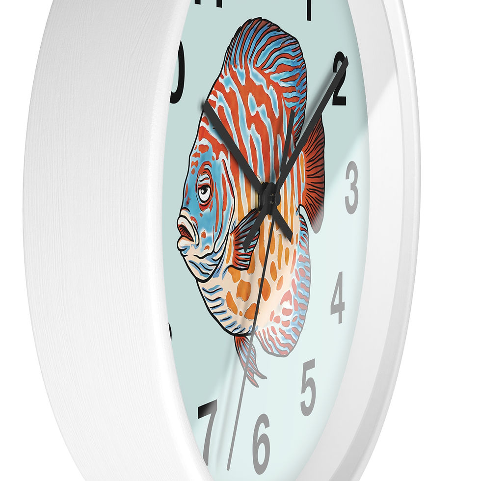 Thumbnail: Discus Fish Wall Clock