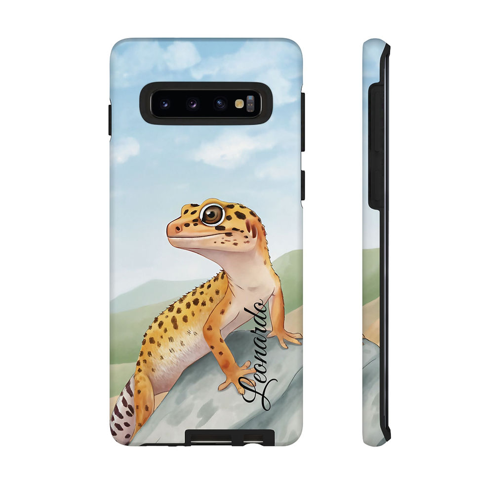 Thumbnail: Personalized Leopard Gecko Samsung Galaxy/Google Pixel Case
