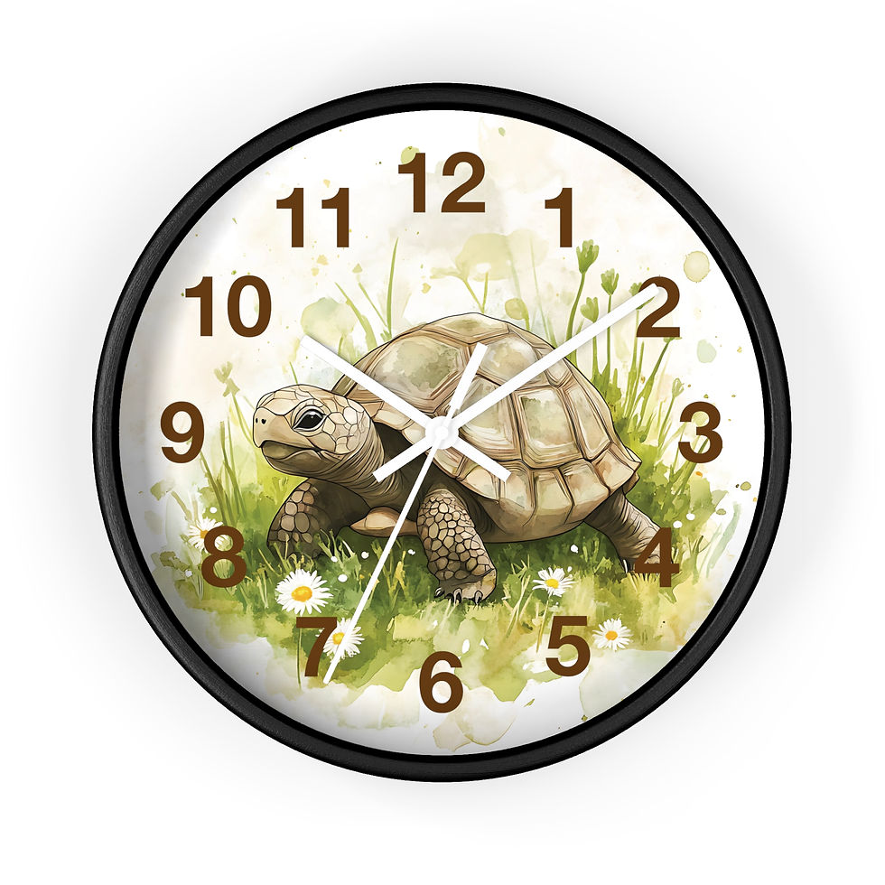 Thumbnail: Baby Tortoise Wall Clock