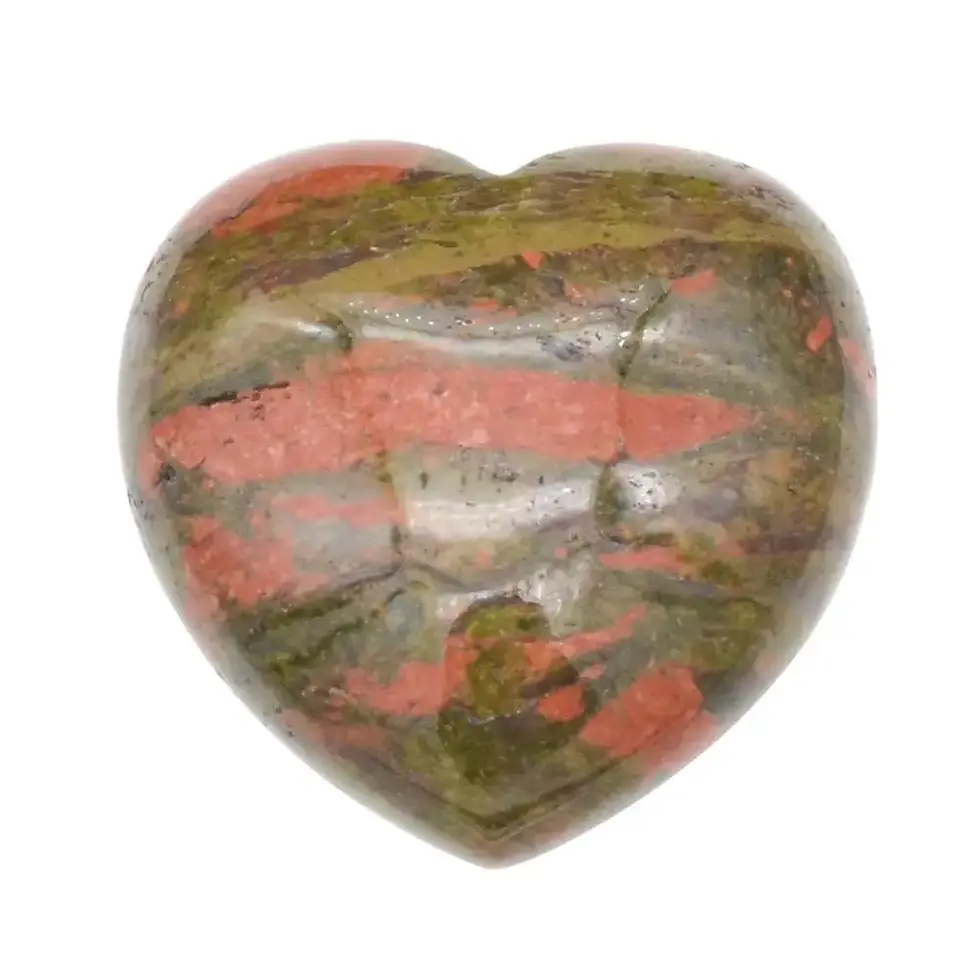 Miniaturbild: 40MM Natural Healing Heart Tumbled Stone