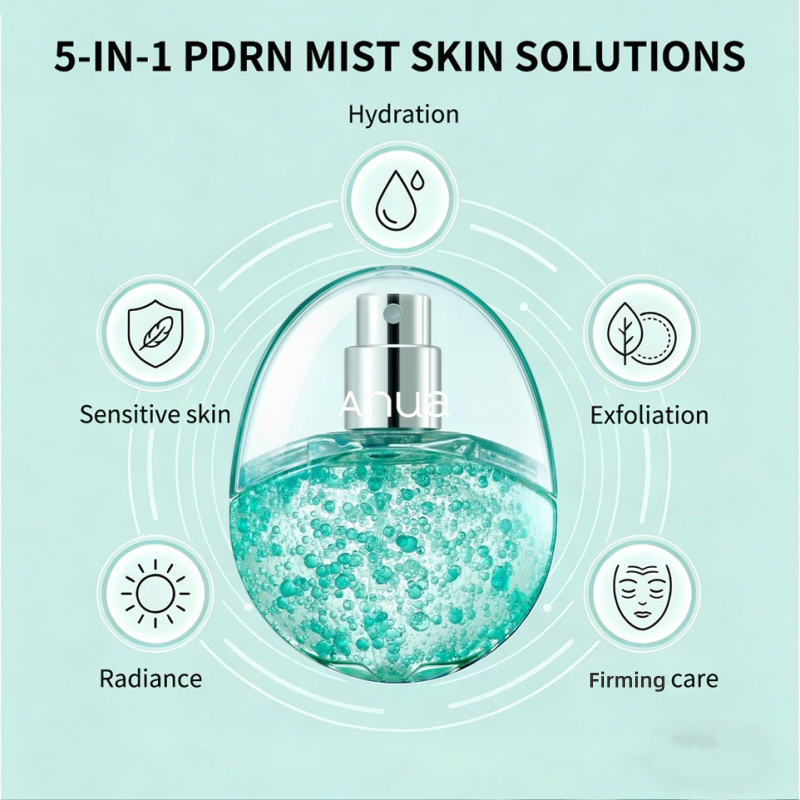 Thumbnail: Korean PDRN Glow Facial Serum Spray,Face Hydrating Mist,Hyaluronic Acid Radiant 