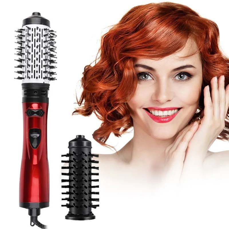 Rotating Hair Dryer Brush Electric Blow Drier Comb Hot Air Straightener Curler I