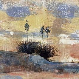 Mixed Media: Gelatin Monoprint & Digital Photography