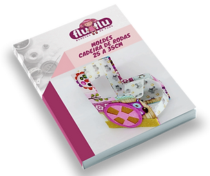 Moldes Cadeira de Rodas 25 a 35cm