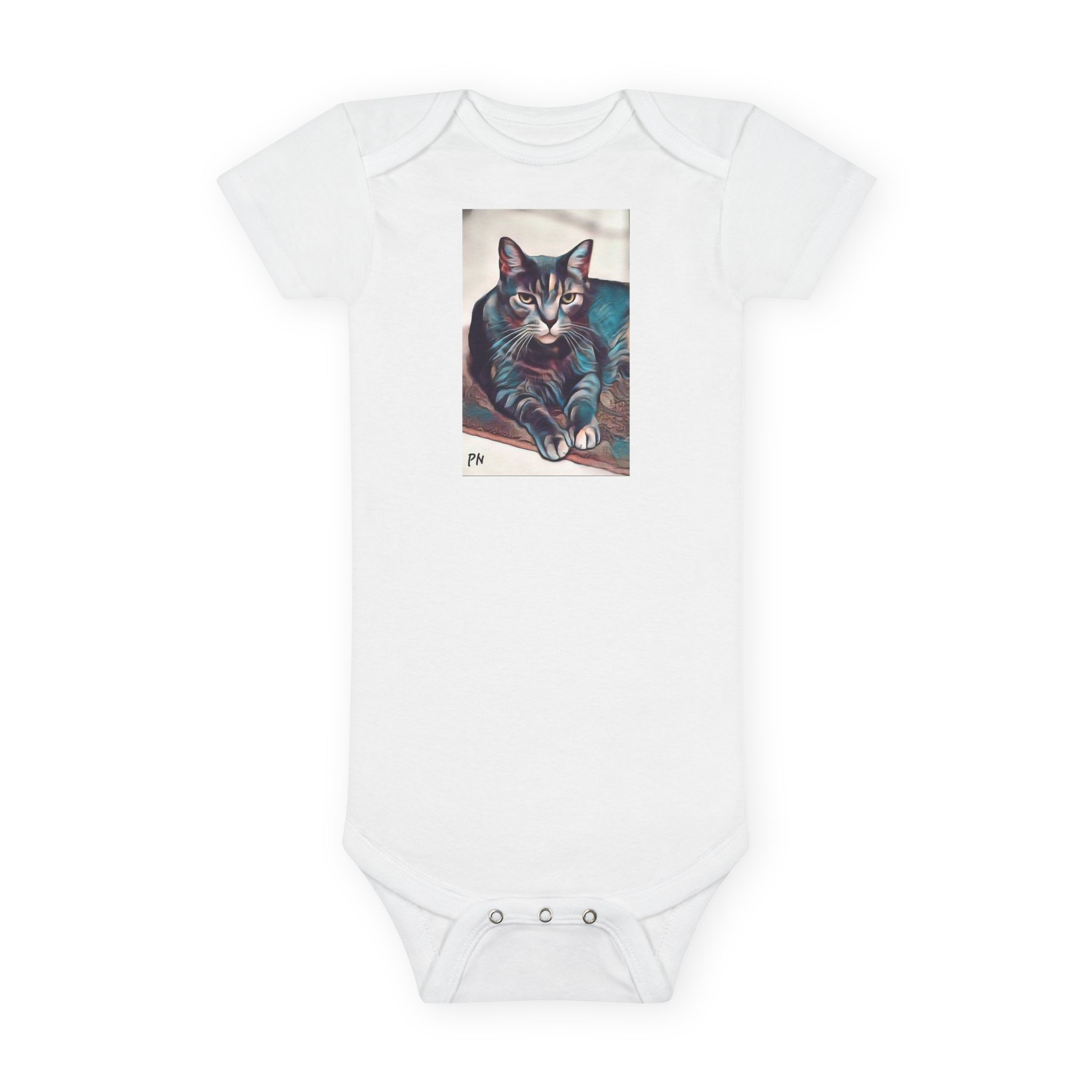 Portrait Baby Onesie by Gerber- Blue Muse