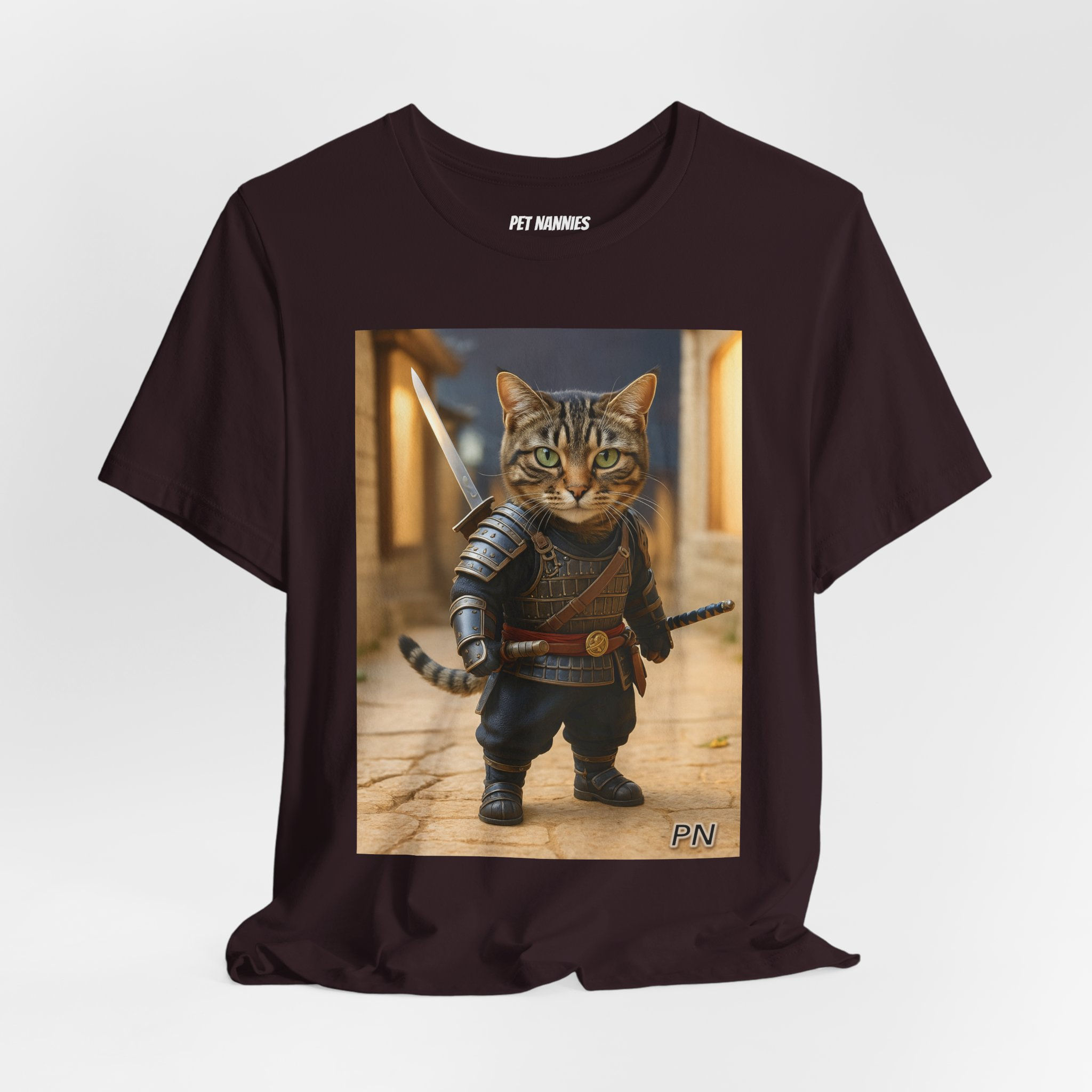 Unisex Teen - Adult Graphic T-Shirt - Samurai Whiskers