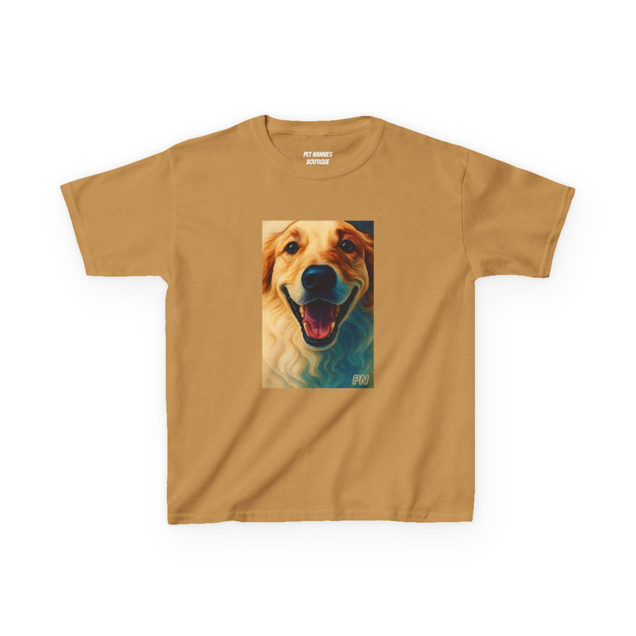 Kids Heavy Cotton™ Tee — Blonde and Blue