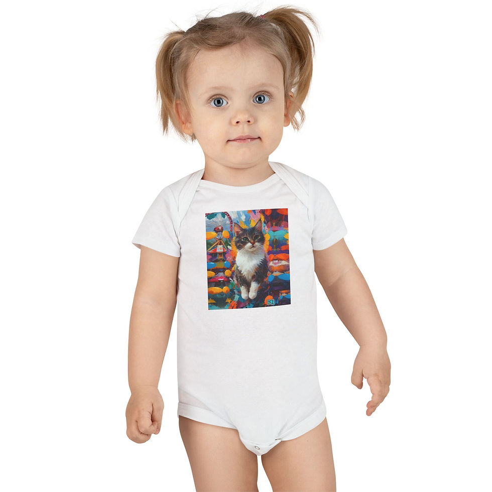 Thumbnail: Joyful Tails: Baby Gerber Graphic Onesie 