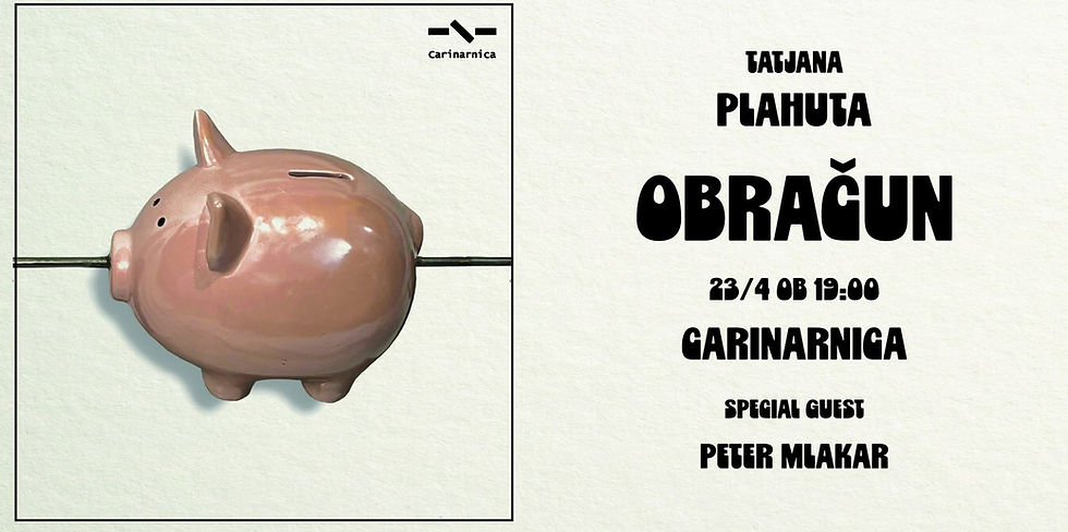 Exhibition: TATJANA PLAHUTA: Obračun