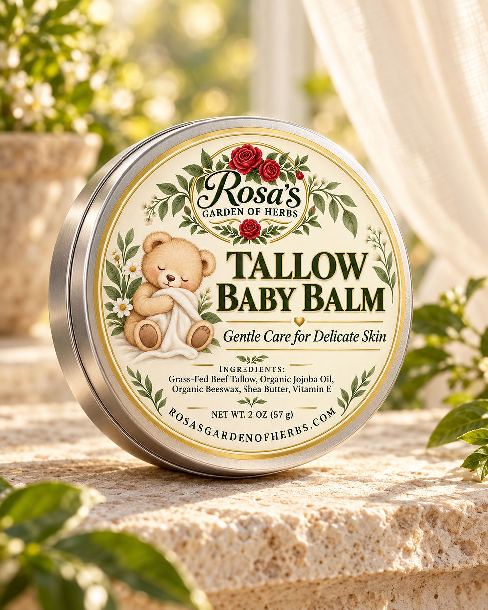 Miniatura: Tallow Baby Balm – 2 oz Organic Balm