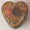 Miniature : Heart Breaker galaxy heart wax melt with colorful glitter on white background”