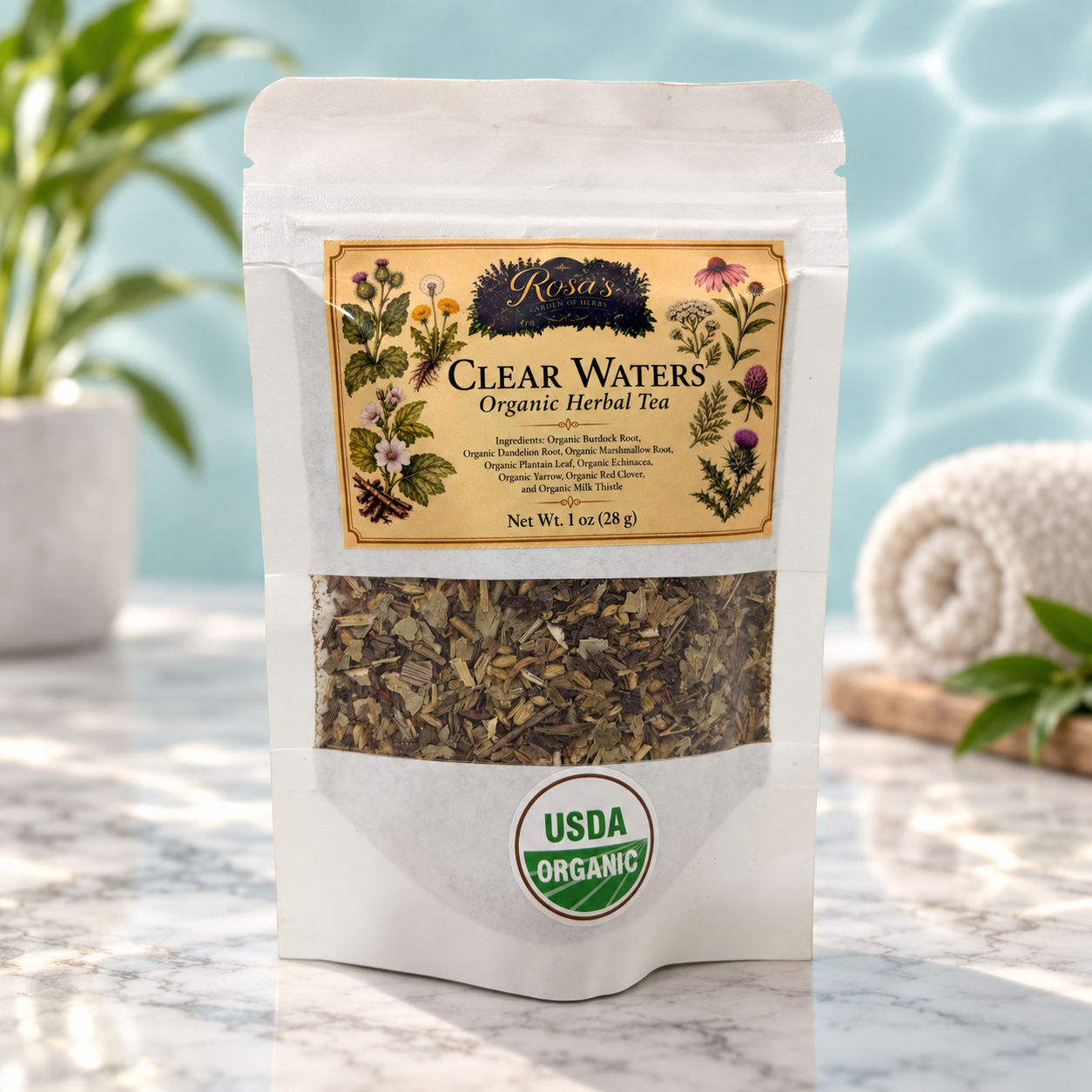 Clear Waters – Organic Herbal Tea