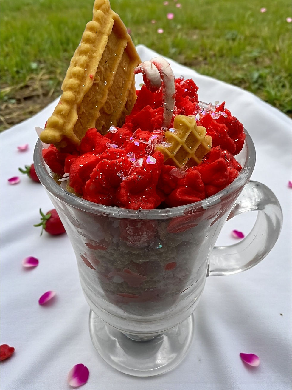 Thumbnail: Strawberry Shortcake Soy Candle – 12 oz Hand-Poured