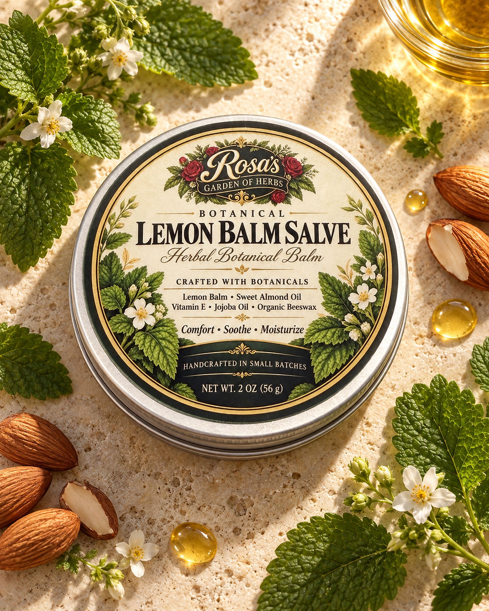 Thumbnail: Lemon Balm – 2 oz Organic Herbal Salve