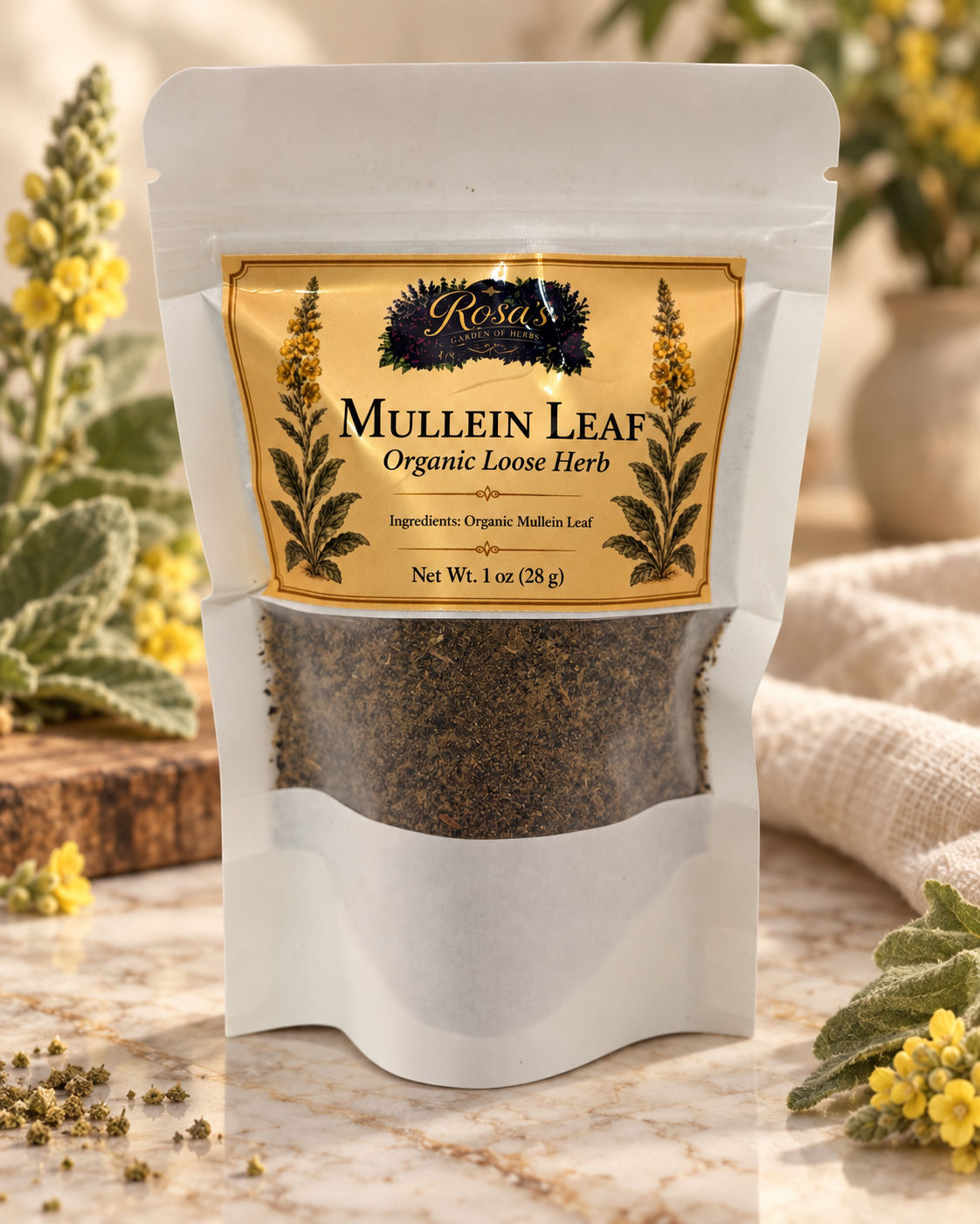 Mullein Leaf – Organic Loose Leaf