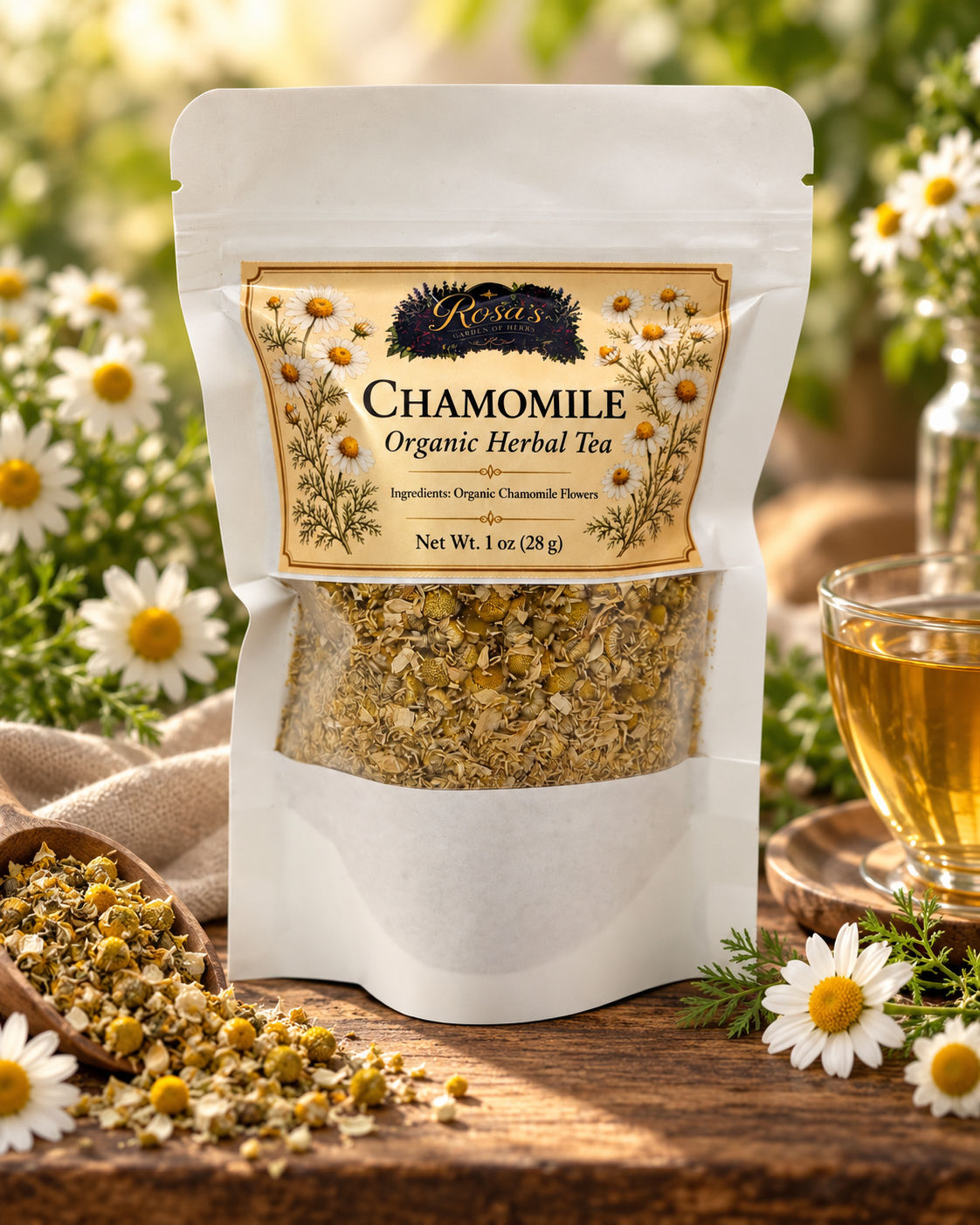 Chamomile – Organic Whole Flowers