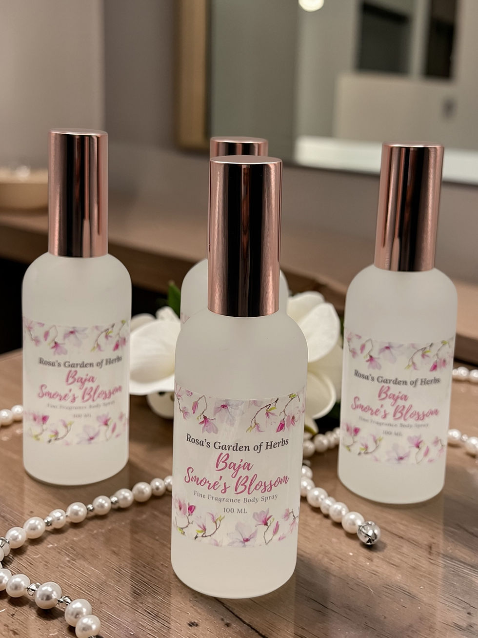Thumbnail: Baja S’more’s Blossom fine fragrance body spray 100 mL 3.4 oz by Rosa’s Garden of Herbs